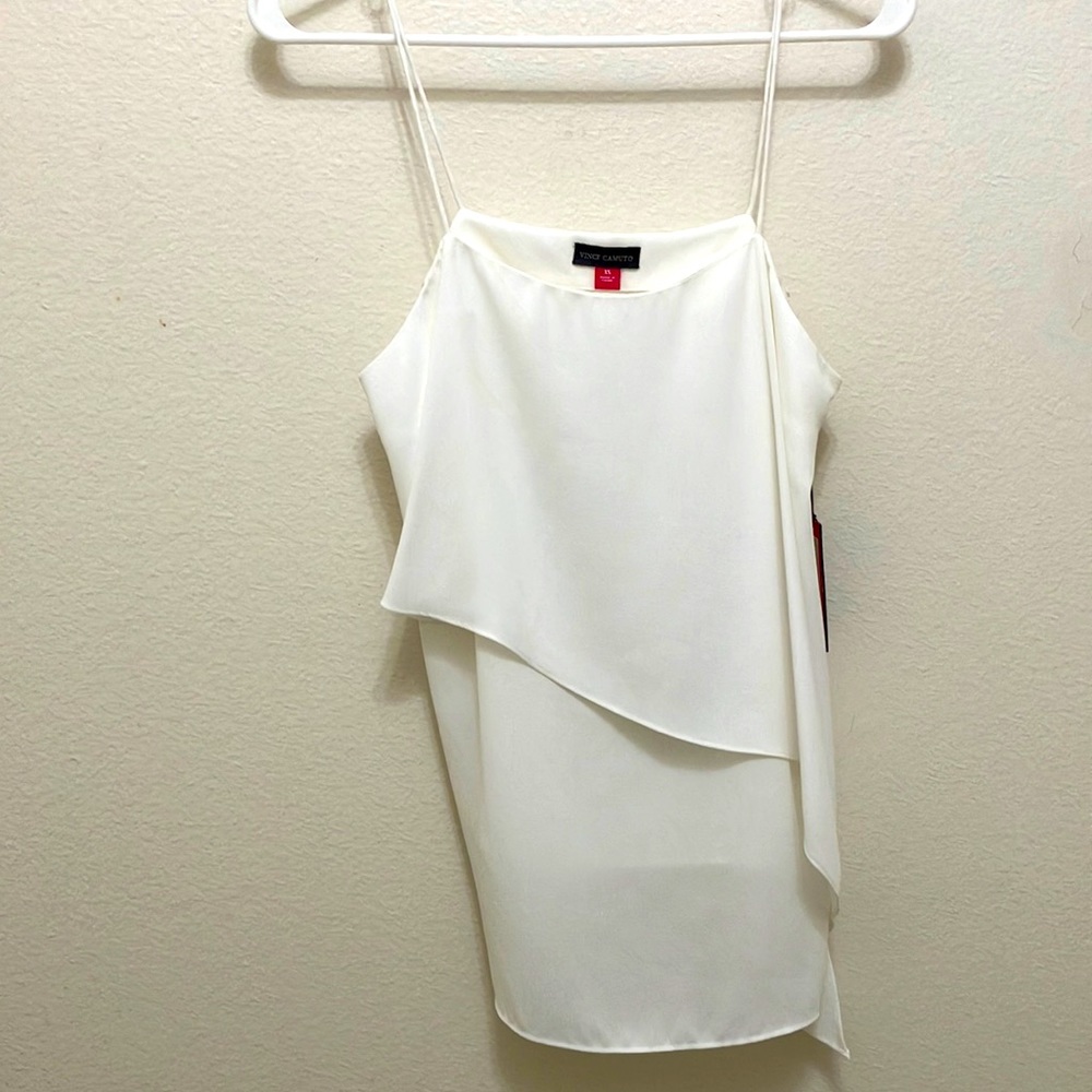 Vince Camuto layered spaghetti strap top